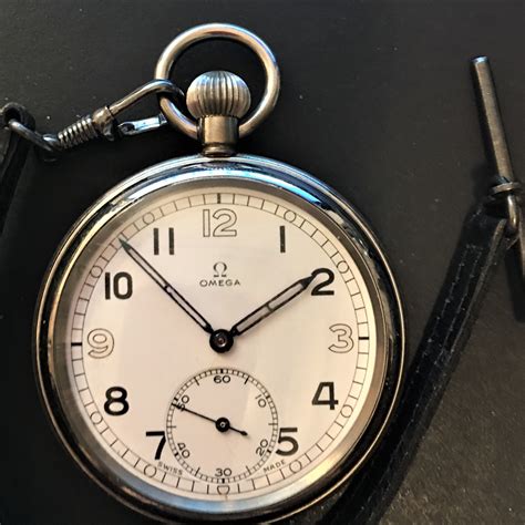 omega pocket watch|omega military pocket watch.